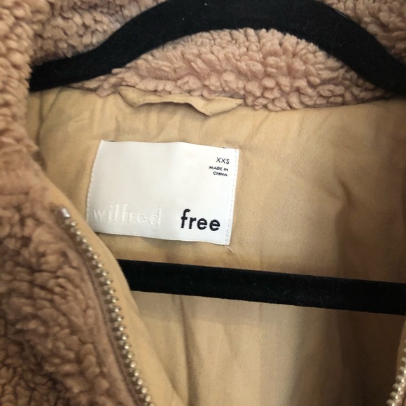 Wilfred Free Cropped Teddy Jacket - Picture 2 of 5